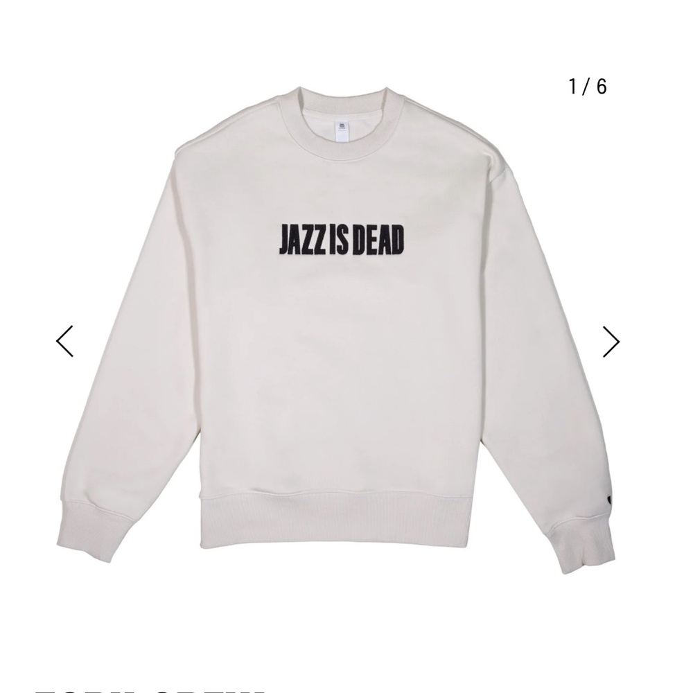 Jazz Is Dead Cream Sweatshirt